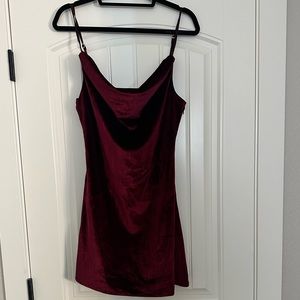 Short Velvet Date Night Dress